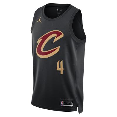Unisex Cleveland Cavaliers Evan Mobley Black Swingman Jersey - Statement Edition 02