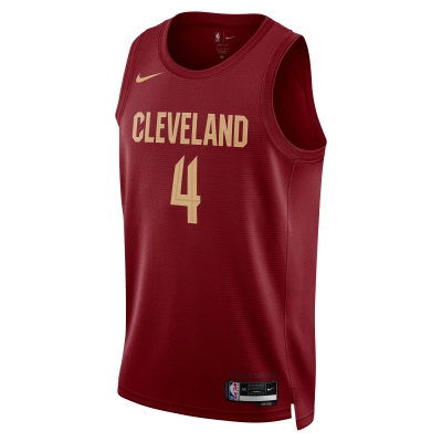 Unisex Cleveland Cavaliers Evan Mobley Wine Swingman Jersey - Icon Edition 02