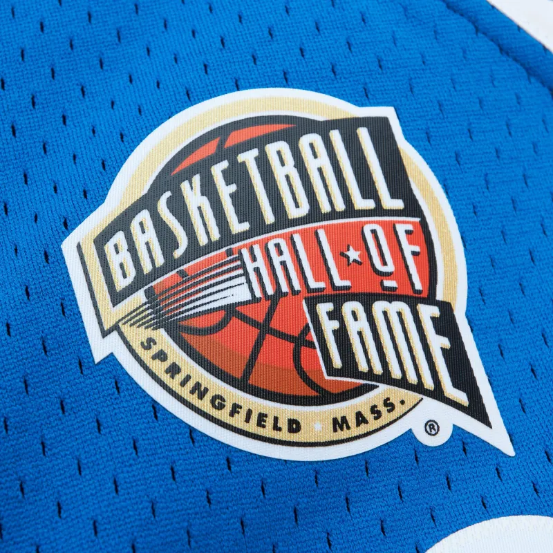 Unisex Dallas Mavericks Dirk Nowitzki Blue Hall of Fame Class of 2023 Throwback Swingman Jersey