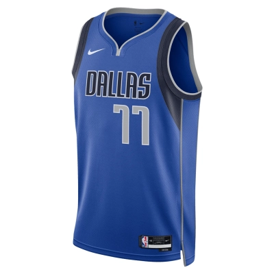 Unisex Dallas Mavericks Luka Dončić Blue Swingman Jersey - Icon Edition 02