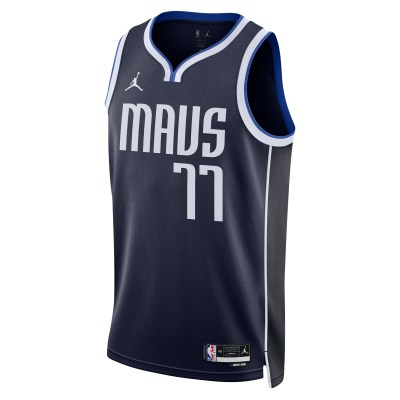 Unisex Dallas Mavericks Luka Dončić Navy Swingman Jersey - Statement Edition 02