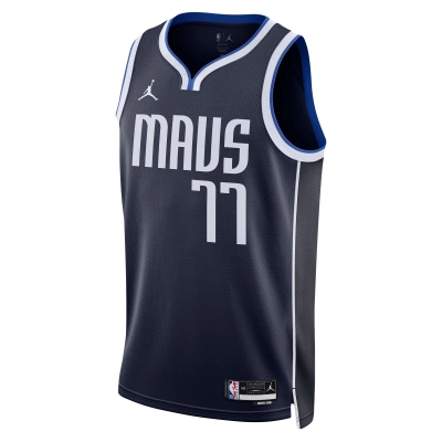 Unisex Dallas Mavericks Luka Dončić Navy Swingman Jersey - Statement Edition 02