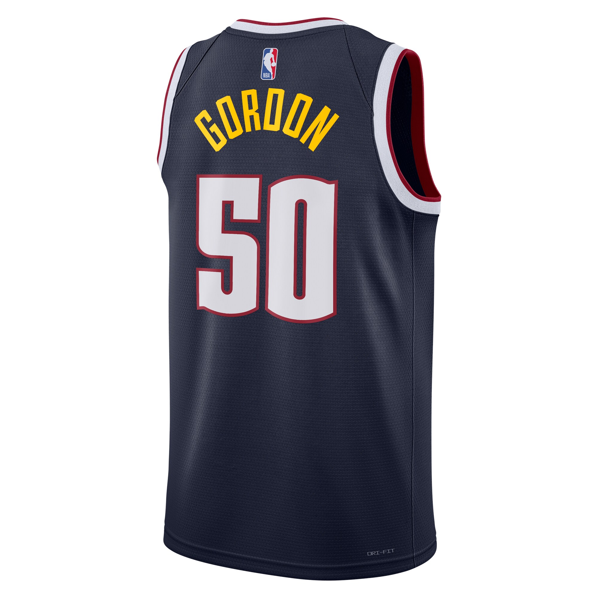 Unisex Denver Nuggets Aaron Gordon Navy Swingman Replica Jersey - Icon Edition