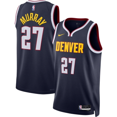 Unisex Denver Nuggets Jamal Murray Navy Swingman Jersey - Icon Edition 01