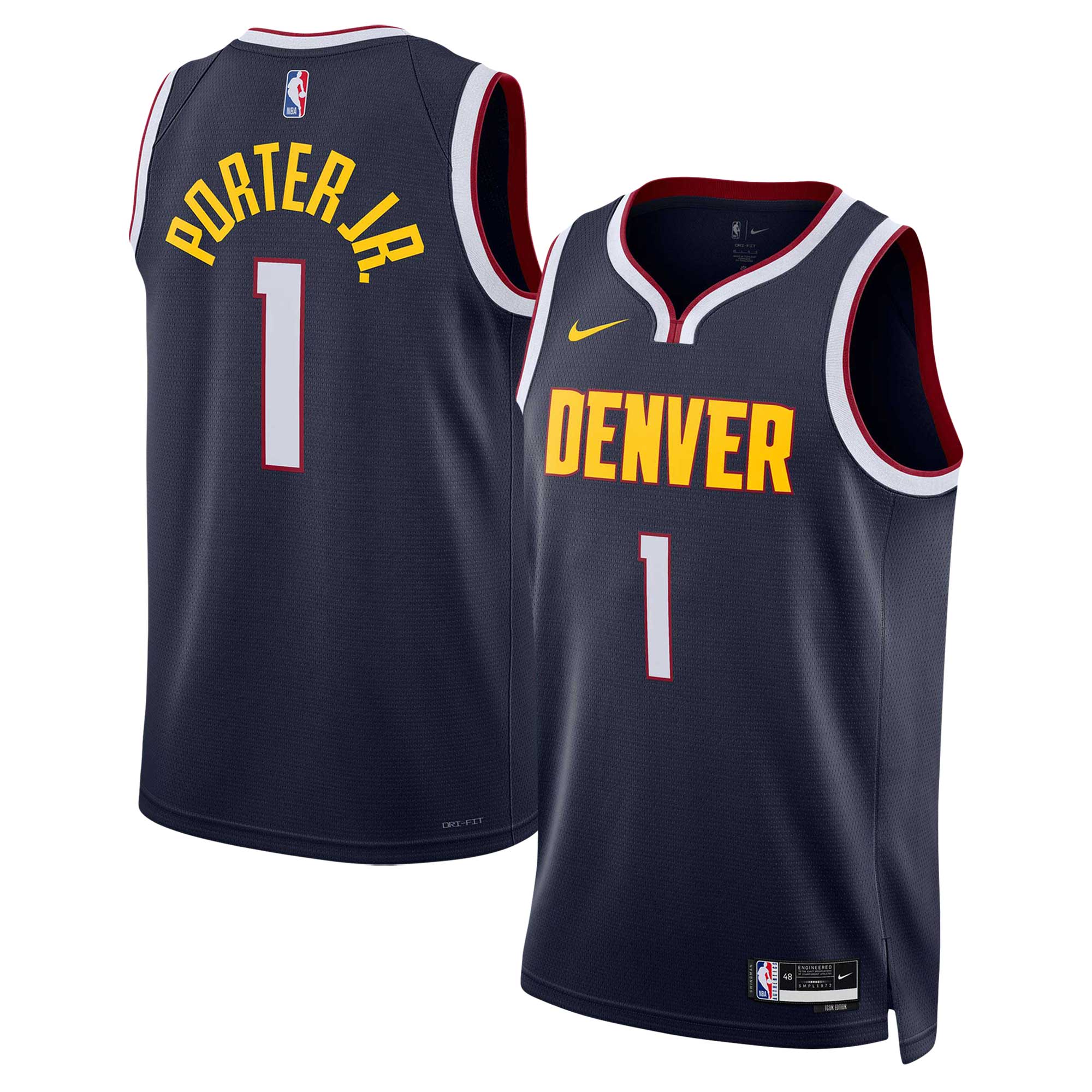 Unisex Denver Nuggets Michael Porter Jr. Navy Swingman Jersey - Icon Edition