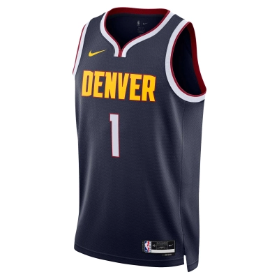 Unisex Denver Nuggets Michael Porter Jr. Navy Swingman Jersey - Icon Edition 02
