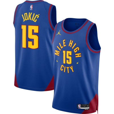 Unisex Denver Nuggets Nikola Jokic Blue Swingman Jersey - Statement Edition 01