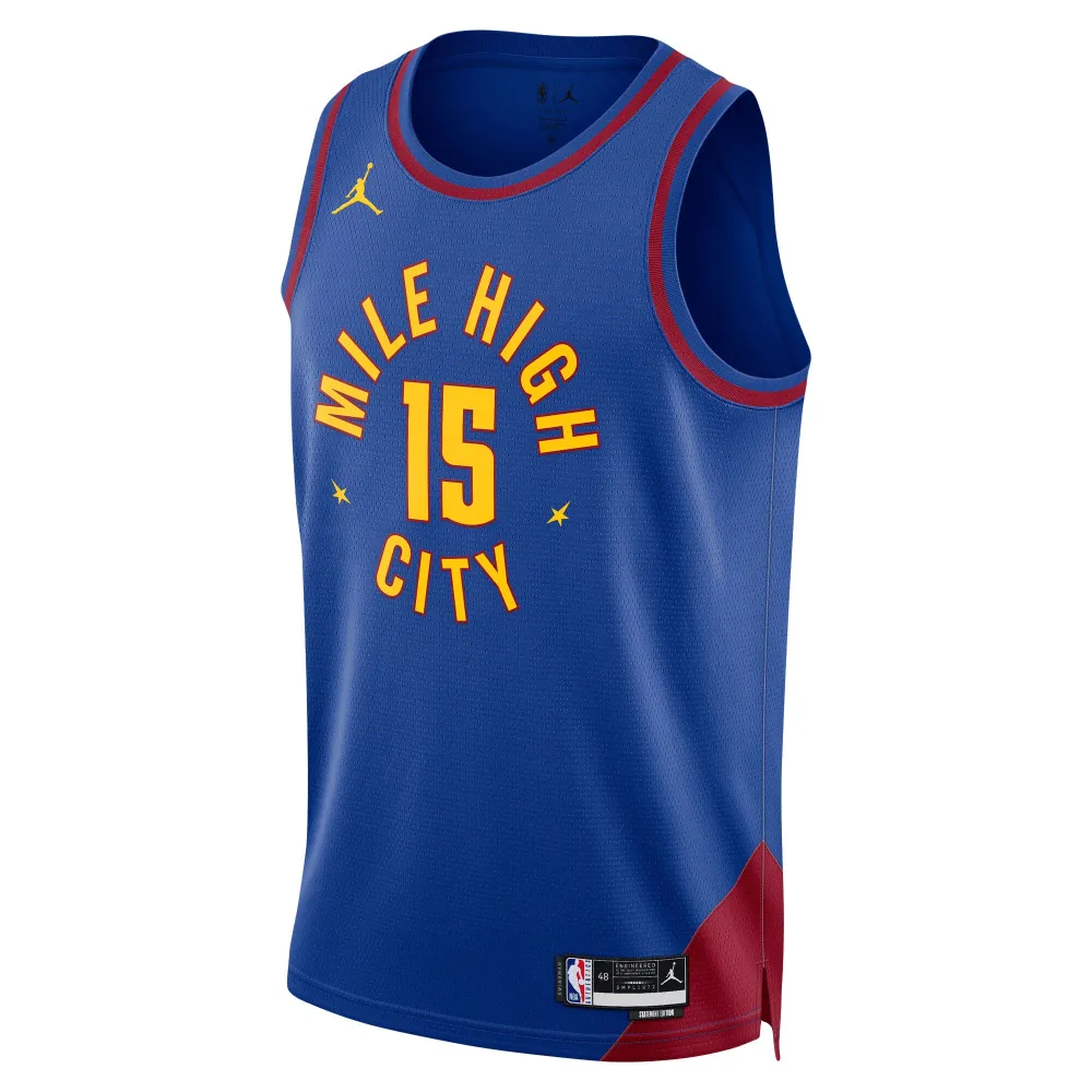Unisex Denver Nuggets Nikola Jokic Blue Swingman Jersey - Statement Edition