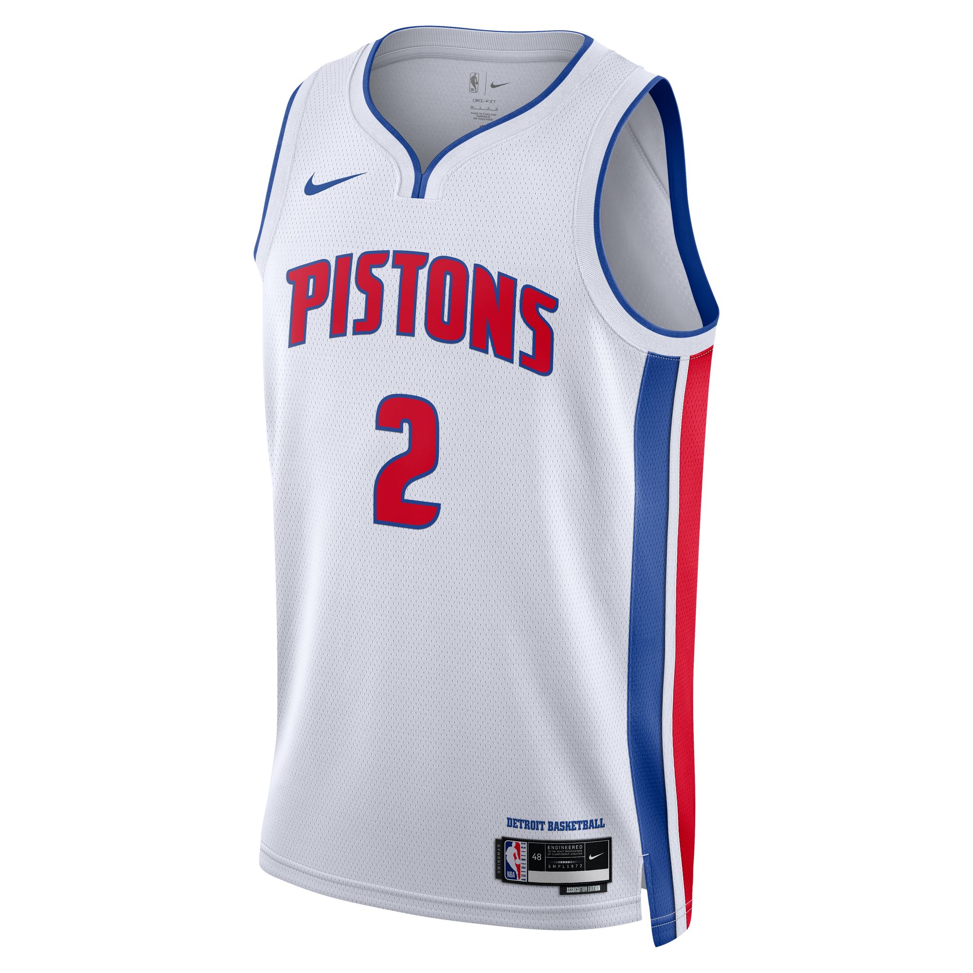 Unisex Detroit Pistons Cade Cunningham White Swingman Jersey - Association Edition