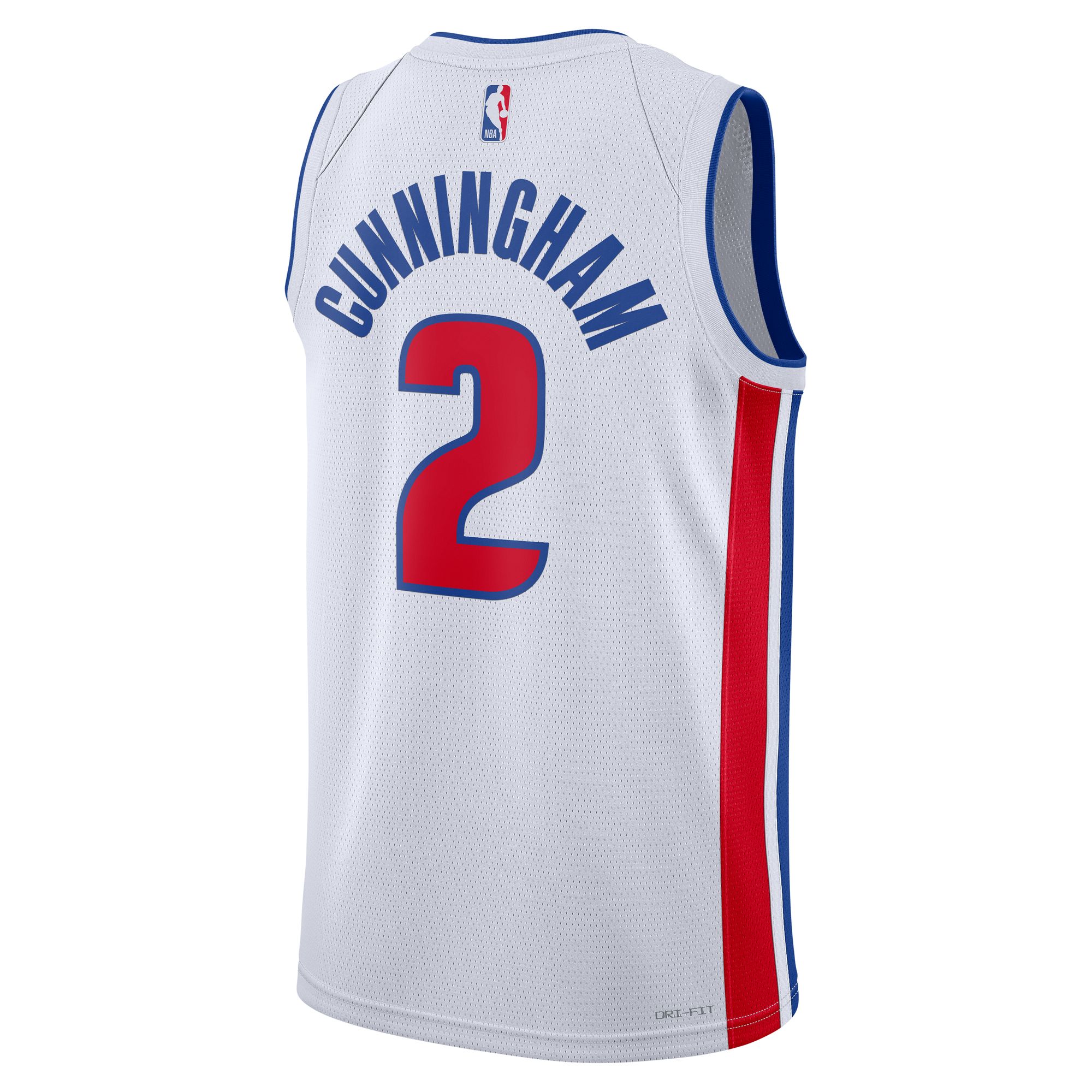 Unisex Detroit Pistons Cade Cunningham White Swingman Jersey - Association Edition