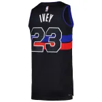 Unisex Detroit Pistons Jaden Ivey Black Swingman Jersey - Statement Edition