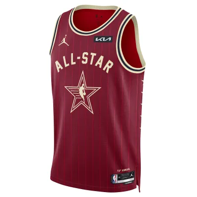 Unisex Devin Booker Crimson 2024 NBA All-Star Game Swingman Jersey 02