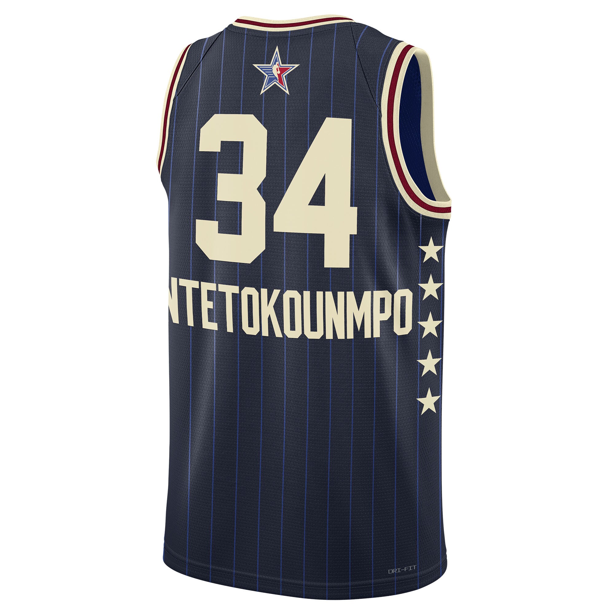 Unisex Giannis Antetokounmpo Navy 2024 NBA All-Star Game Swingman Jersey