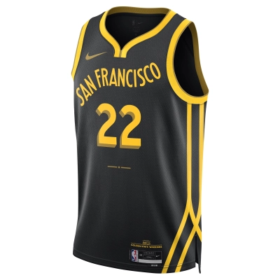 Unisex Golden State Warriors Andrew Wiggins Black 2023/24 Swingman Jersey - City Edition 02