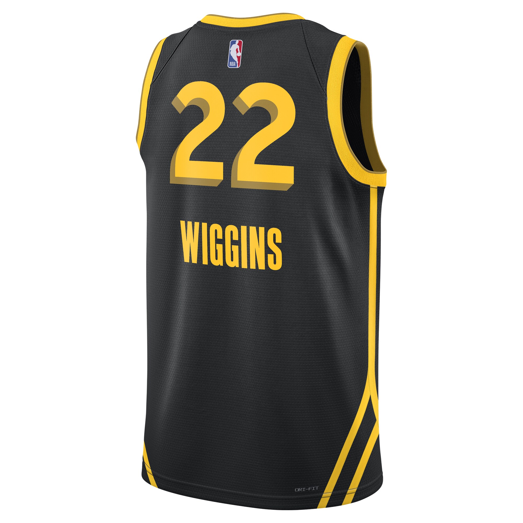 Unisex Golden State Warriors Andrew Wiggins Black 2023/24 Swingman Jersey - City Edition