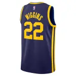 Unisex Golden State Warriors Andrew Wiggins Navy Swingman Jersey - Statement Edition