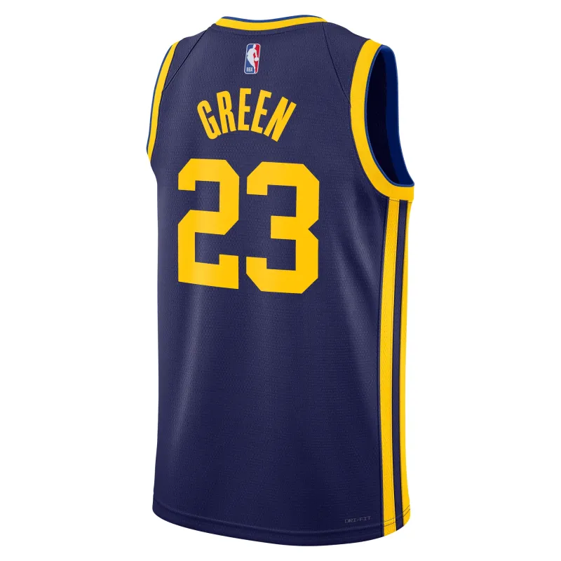 Unisex Golden State Warriors Draymond Green Navy Swingman Jersey - Statement Edition