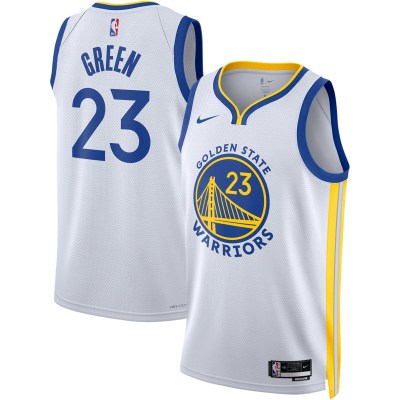 Unisex Golden State Warriors Draymond Green White Swingman Jersey - Association Edition 01