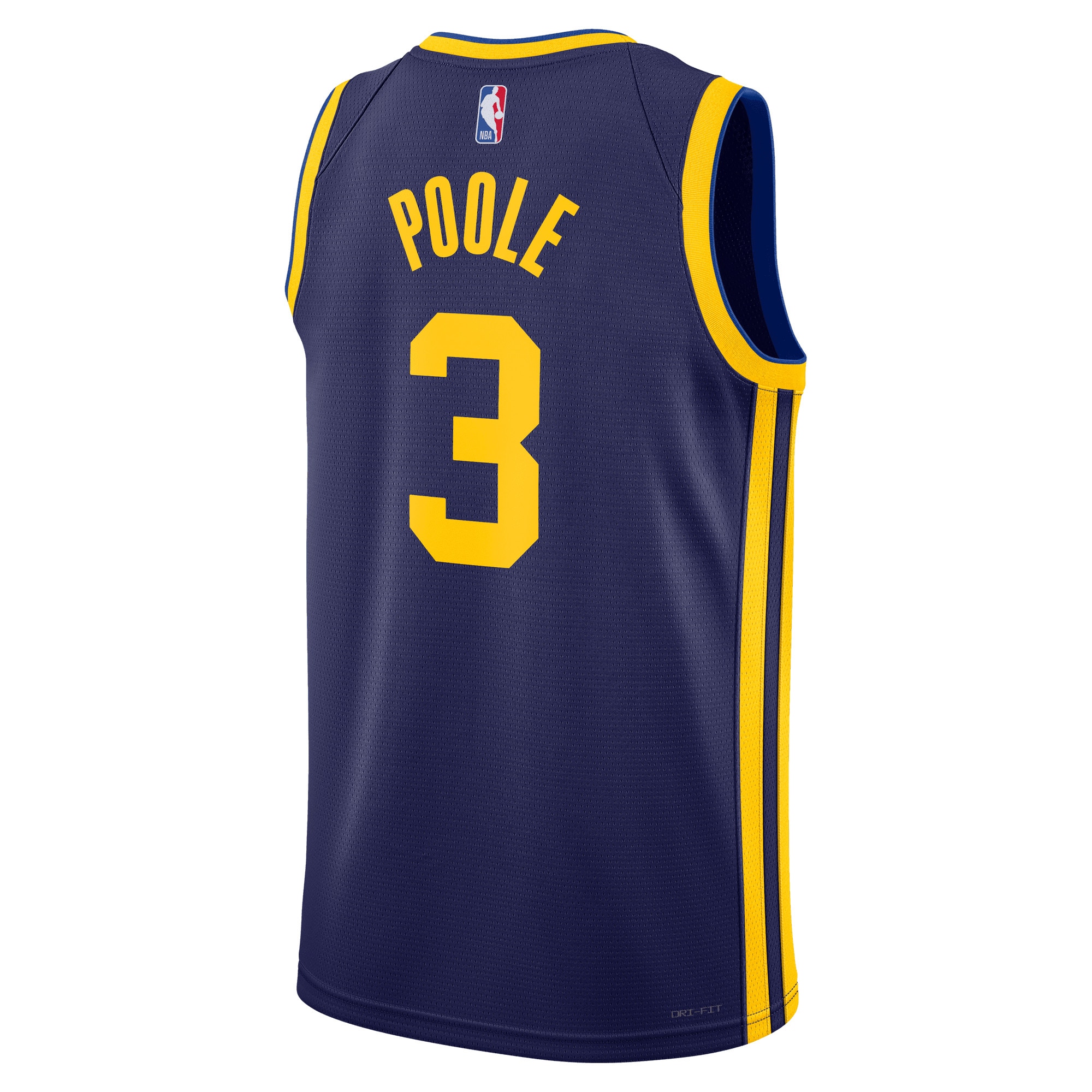 Unisex Golden State Warriors Jordan Poole Navy Swingman Jersey - Statement Edition