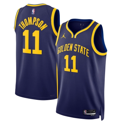 Unisex Golden State Warriors Klay Thompson Navy Swingman Jersey - Statement Edition 01