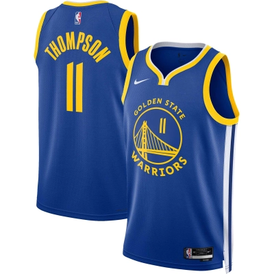 Unisex Golden State Warriors Klay Thompson Royal Swingman Jersey - Icon Edition 01