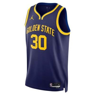 Unisex Golden State Warriors Stephen Curry Navy Swingman Jersey - Statement Edition 02