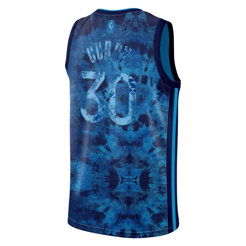 Unisex Golden State Warriors Stephen Curry Royal Select Series Swingman Jersey