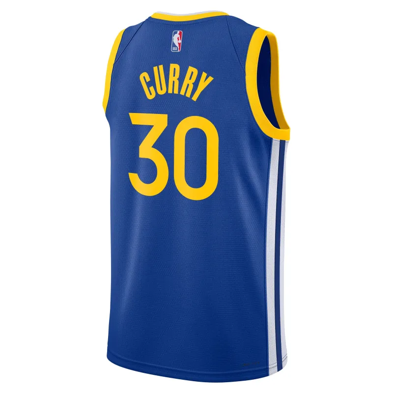 Unisex Golden State Warriors Stephen Curry Royal Swingman Jersey - Icon Edition