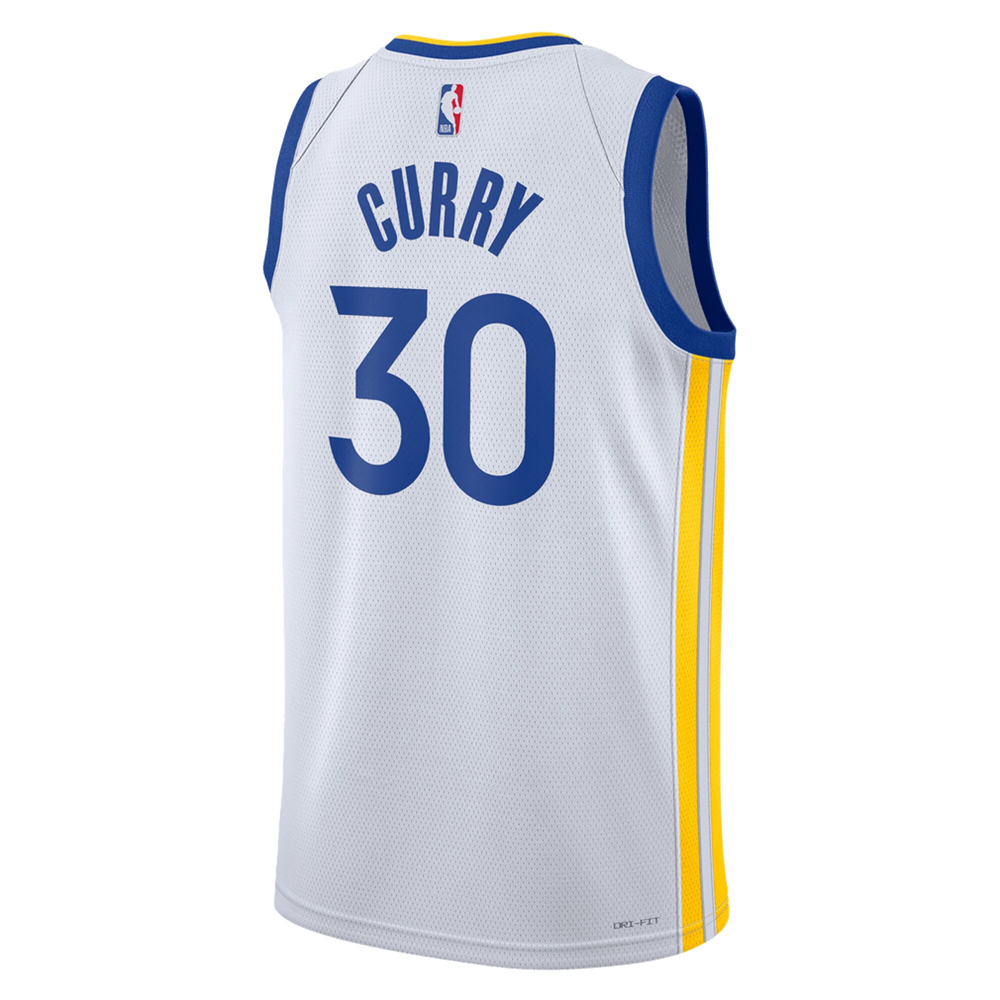 Unisex Golden State Warriors Stephen Curry White Swingman Jersey - Association Edition