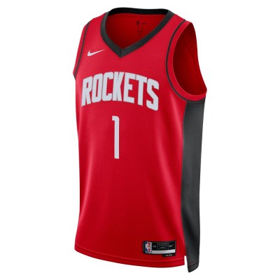 Unisex Houston Rockets Jabari Smith Jr. Red 2022 NBA Draft First Round Pick Swingman Jersey - Icon Edition 02