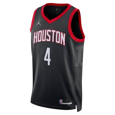 Unisex Houston Rockets Jalen Green Black Swingman Jersey - Statement Edition 02