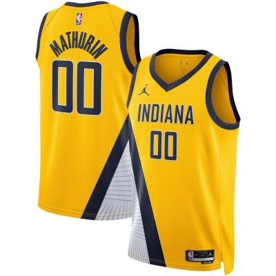 Unisex Indiana Pacers Bennedict Mathurin Gold Swingman Jersey - Statement Edition 01