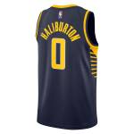 Unisex Indiana Pacers Tyrese Haliburton Navy Swingman Jersey - Icon Edition