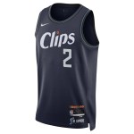 Unisex LA Clippers Kawhi Leonard Navy 2023/24 Swingman Jersey - City Edition
