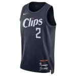 Unisex LA Clippers Kawhi Leonard Navy 2023/24 Swingman Jersey - City Edition