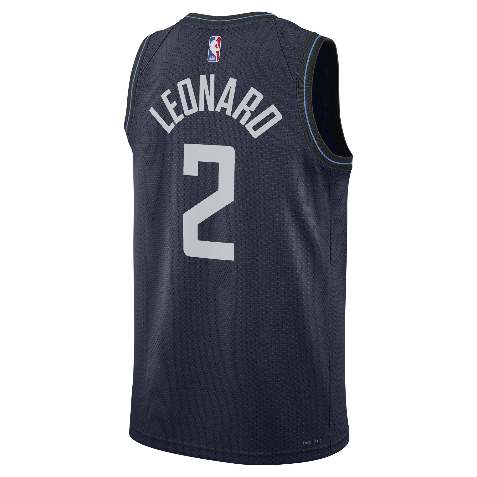 Unisex LA Clippers Kawhi Leonard Navy 2023/24 Swingman Jersey - City Edition