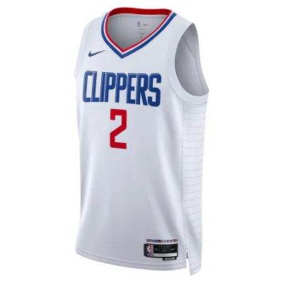 Unisex LA Clippers Kawhi Leonard White Swingman Jersey - Association Edition 02