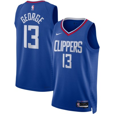 Unisex LA Clippers Paul George Royal Swingman Jersey - Icon Edition 01
