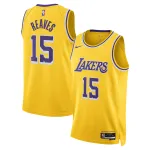 Unisex Los Angeles Lakers Austin Reaves Gold Swingman Jersey - Icon Edition