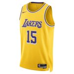 Unisex Los Angeles Lakers Austin Reaves Gold Swingman Jersey - Icon Edition