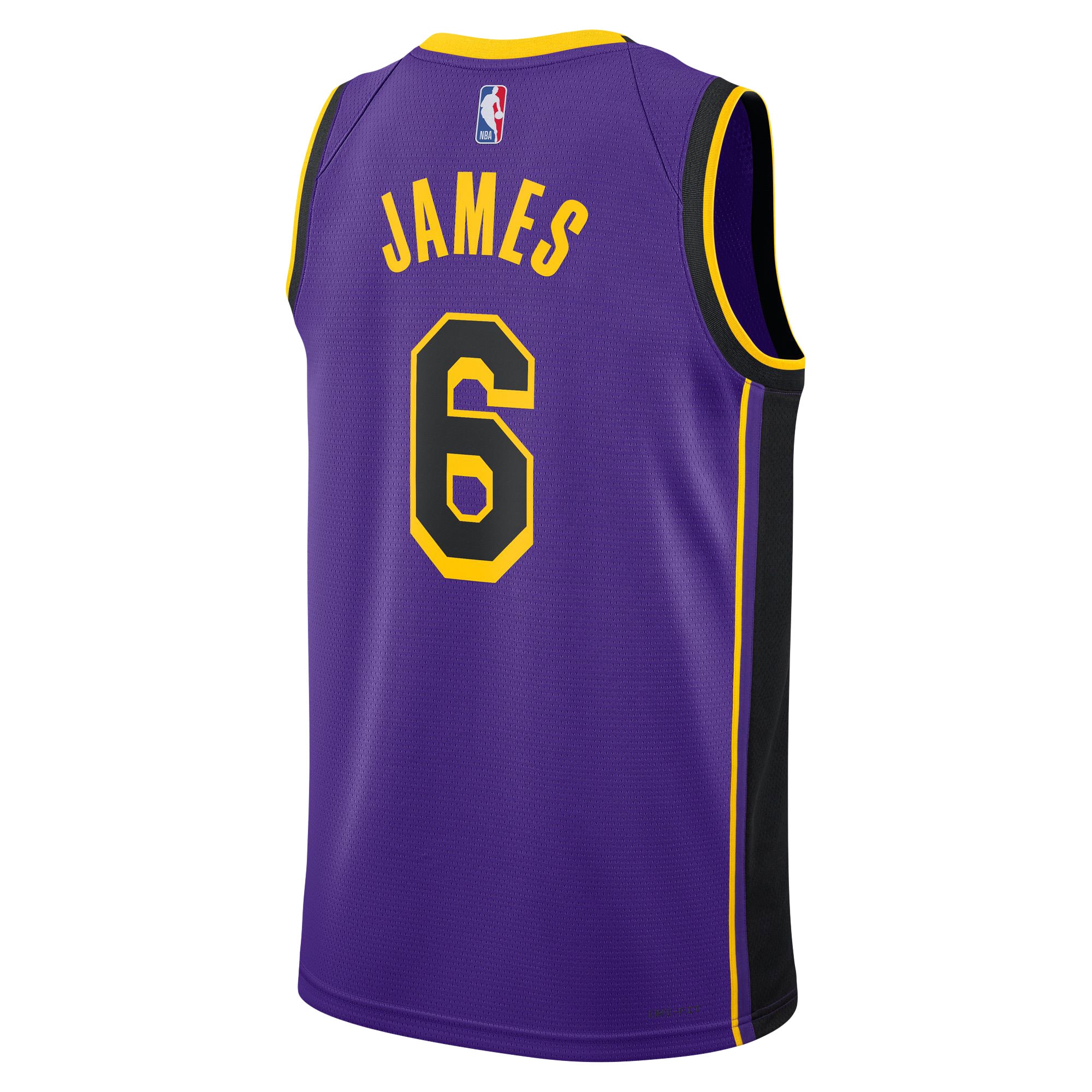 Unisex Los Angeles Lakers LeBron James Purple Swingman Jersey - Statement Edition