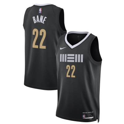 Unisex Memphis Grizzlies Desmond Bane Black 2023/24 Swingman Jersey - City Edition 01