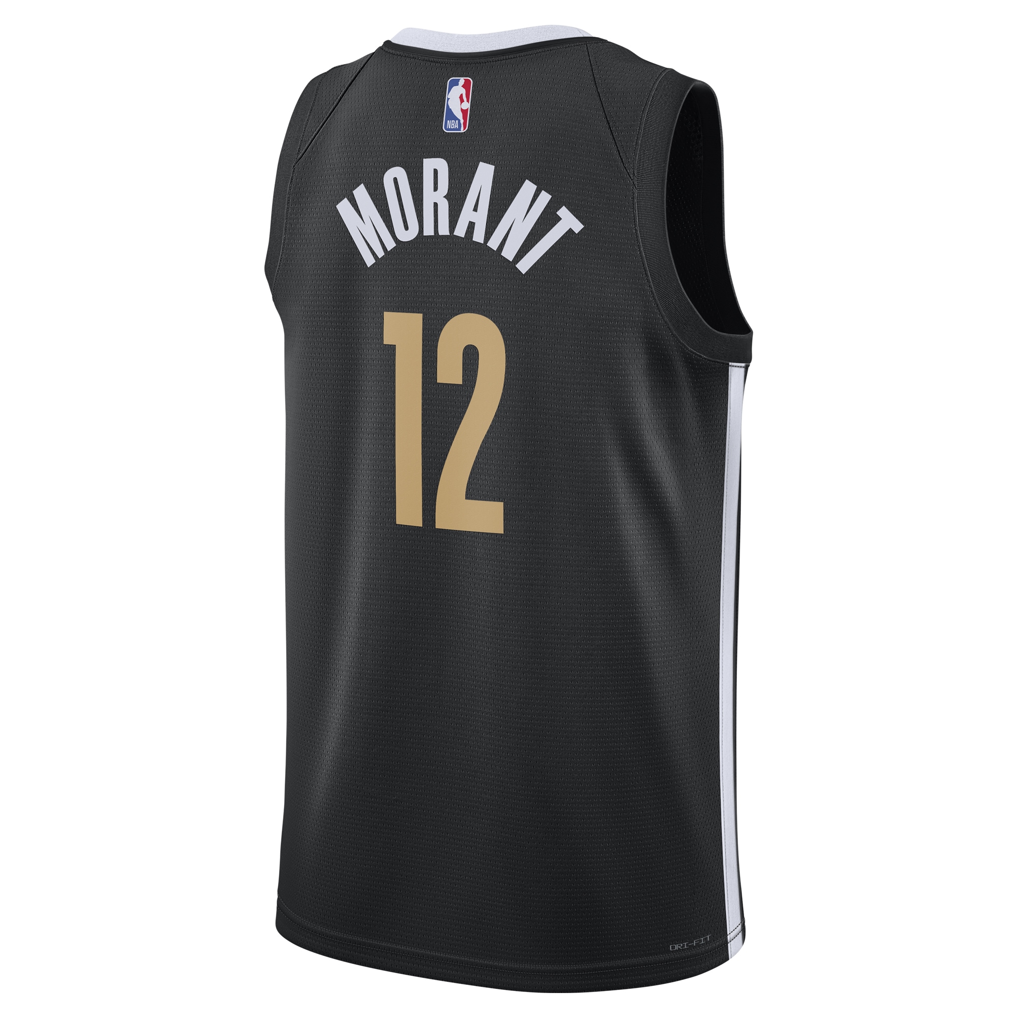 Unisex Memphis Grizzlies Ja Morant Black 2023/24 Swingman Jersey - City Edition