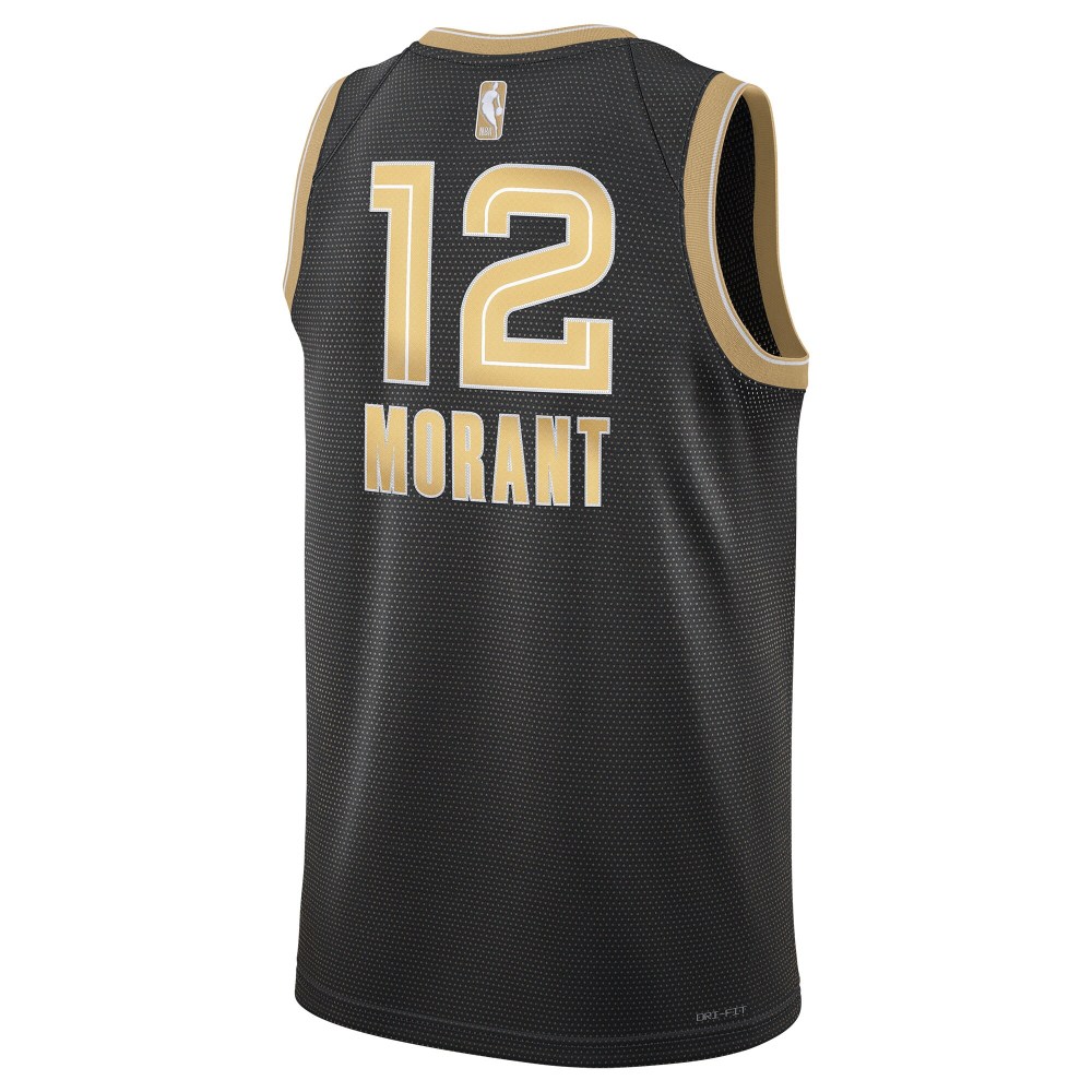 Unisex Memphis Grizzlies Ja Morant Black Select Series Swingman Jersey