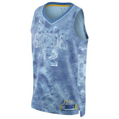 Unisex Memphis Grizzlies Ja Morant Light Blue Select Series Swingman Jersey 02