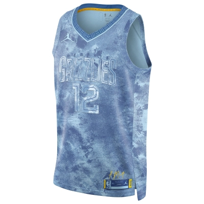 Unisex Memphis Grizzlies Ja Morant Light Blue Select Series Swingman Jersey 02