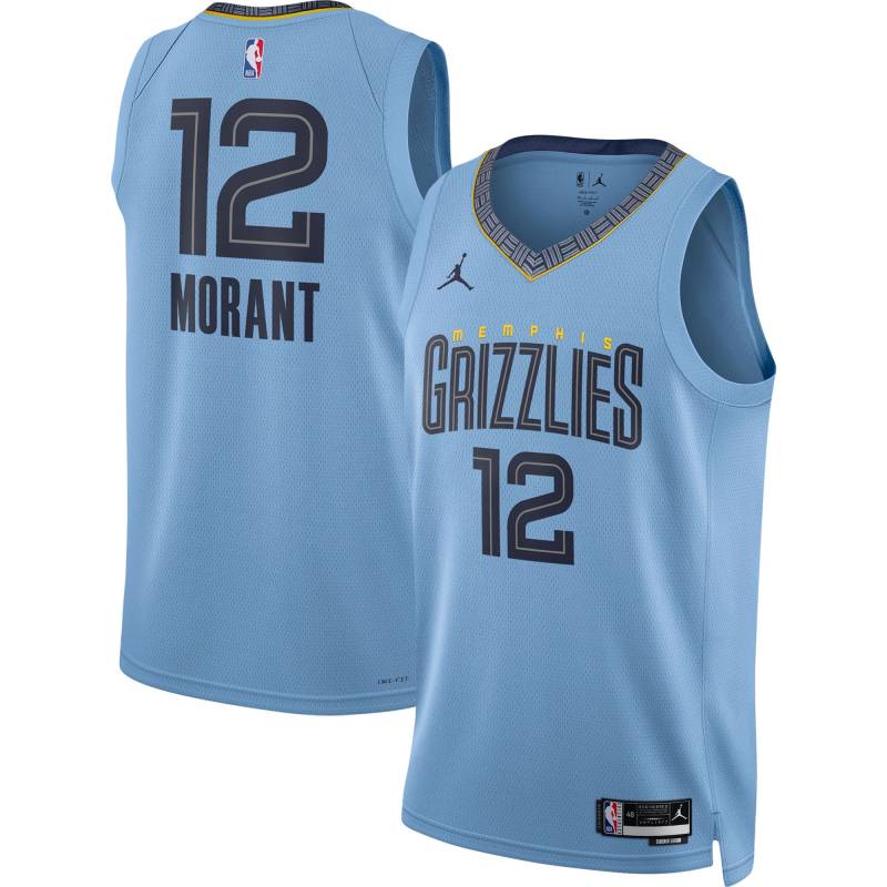Unisex Memphis Grizzlies Ja Morant Light Blue Swingman Jersey - Statement Edition