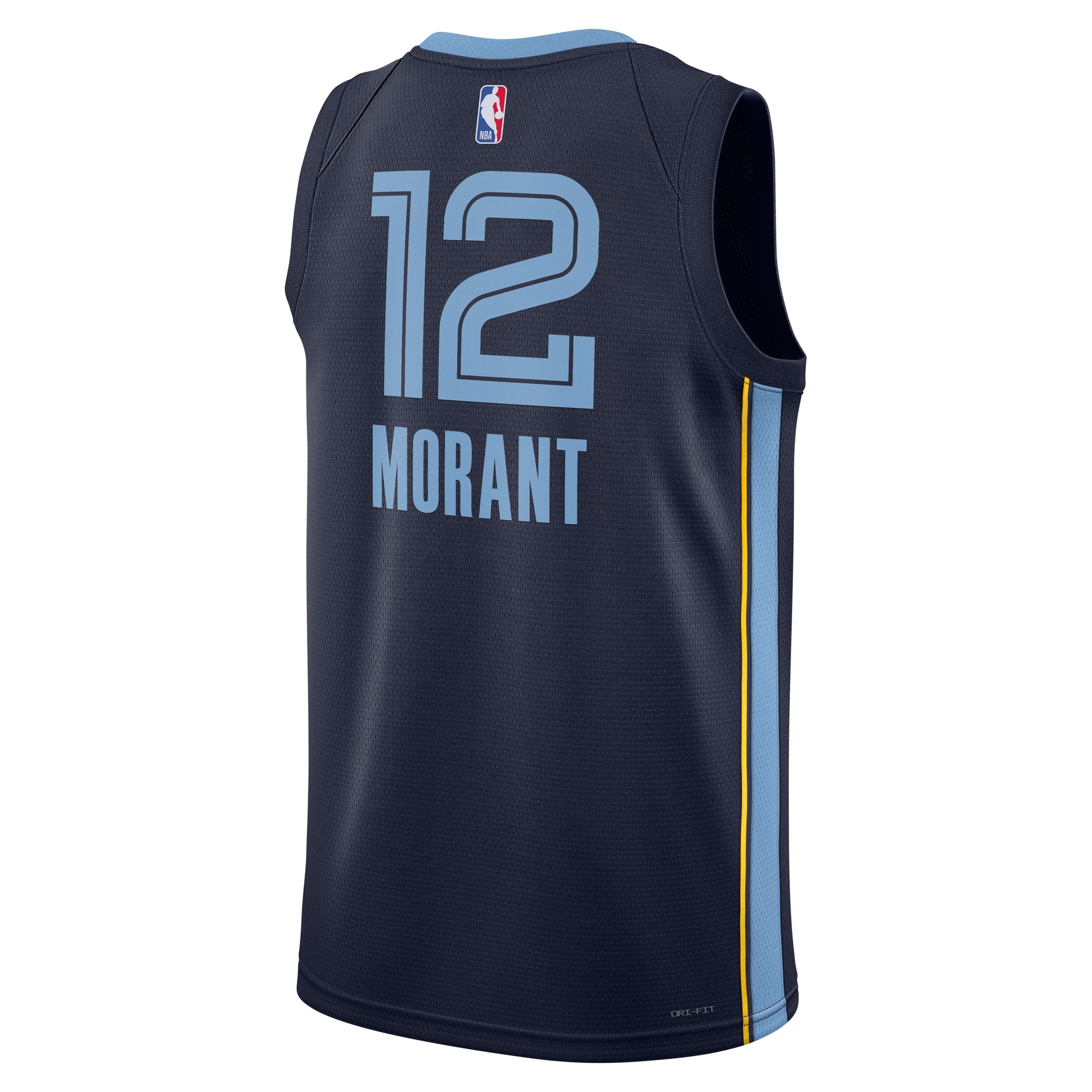 Unisex Memphis Grizzlies Ja Morant Navy Swingman Jersey - Icon Edition