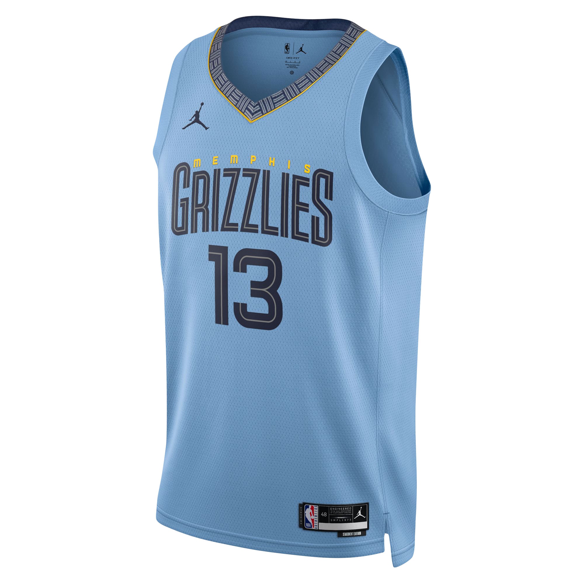 Unisex Memphis Grizzlies Jaren Jackson Jr. Light Blue Swingman Jersey - Statement Edition