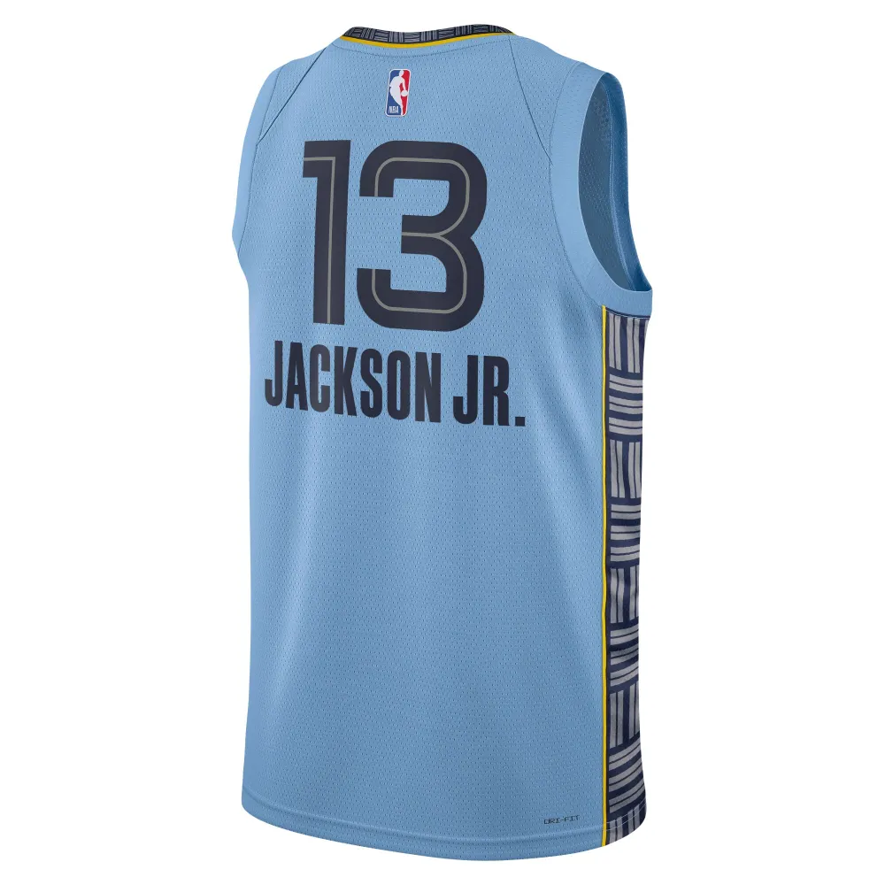 Unisex Memphis Grizzlies Jaren Jackson Jr. Light Blue Swingman Jersey - Statement Edition